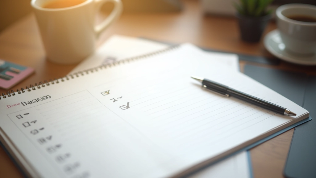 Completed daily planner showing checked-off items, some priorities finished and others carried over to next day