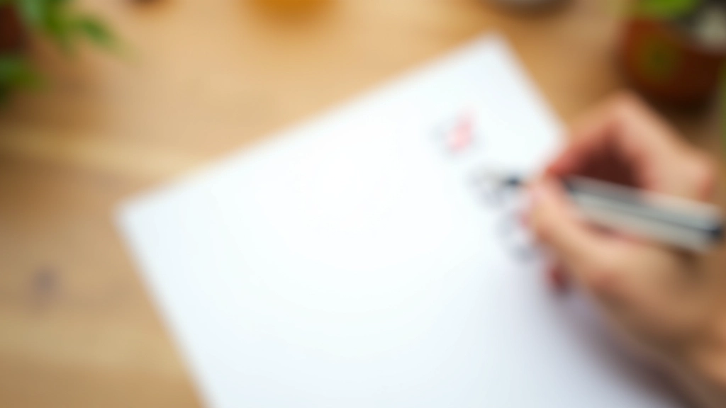 Close-up of a desk with tracking checklist and pen marking completed tasks